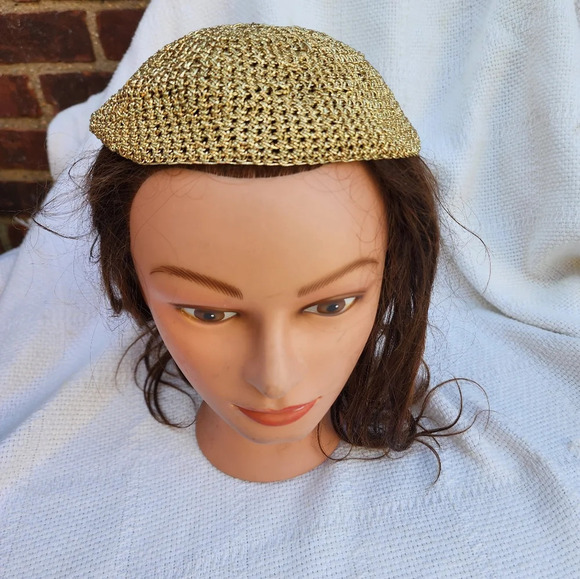 Vintage‎ Gold akull cap - Picture 2 of 8